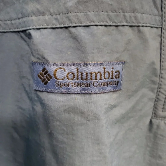 Columbia Men's Vintage Navy Lightweight Zip Front Dolman Windbreaker Size XL - Picture 3 of 6